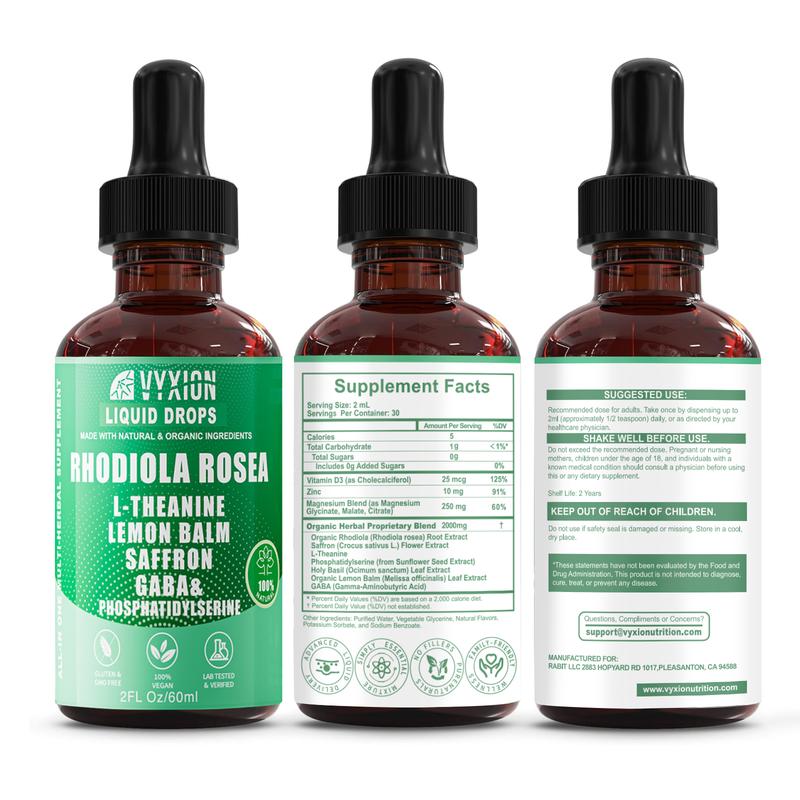 Amare® 10 in 1 Rhodiola Rosea Liquid Drops